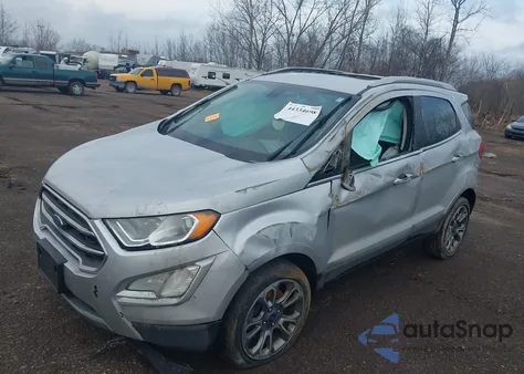 2019 Ford Ecosport Titanium z USA, uszkodzony, nr VIN MAJ6S3KLXKC291479